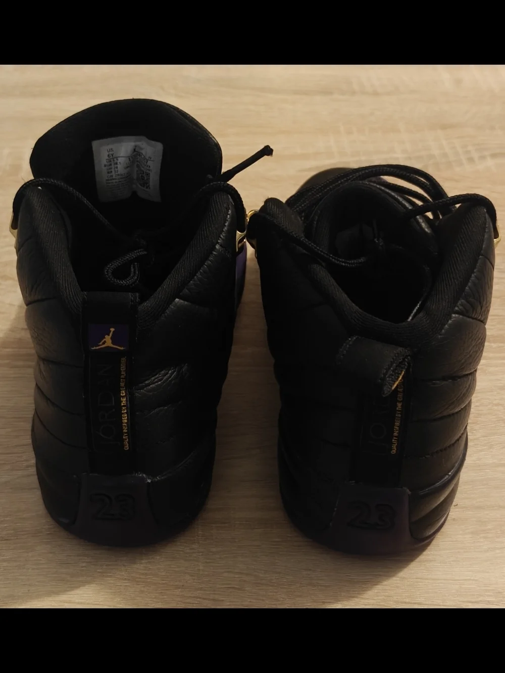 Nike Air Jordan 12 Retro GS Field Purple Black - Size 6.5Y - 153265-057